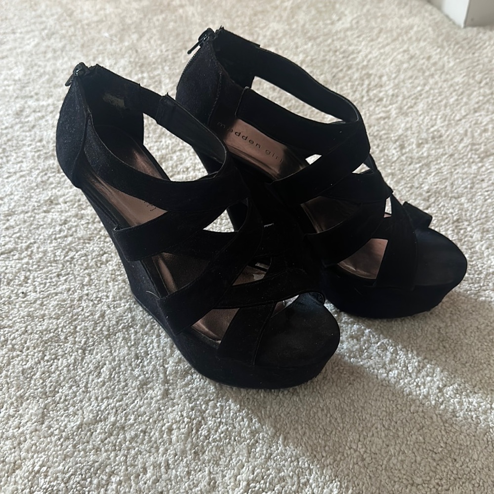 Madden girl high wedges. Size 7.5